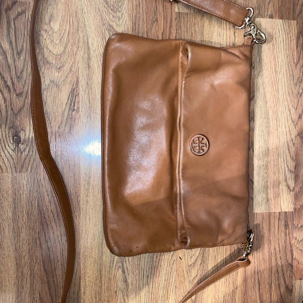 Tory Burch Tan Leather Crossbody Bag